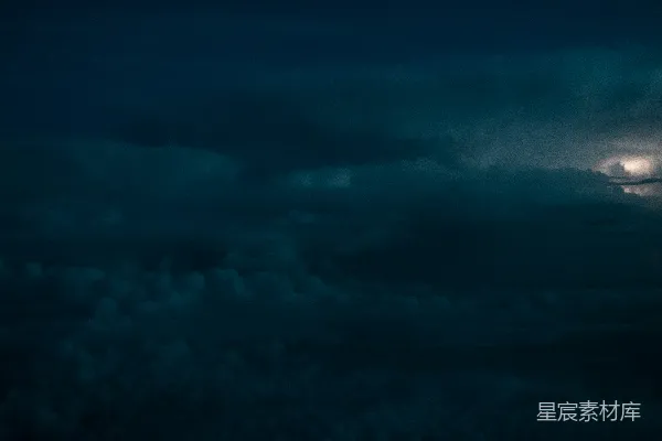 高清摄影 夜空中的闪电