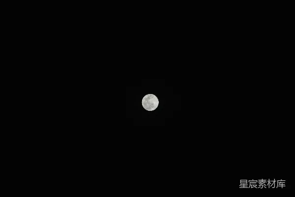 高清摄影 夜空中的一轮明月