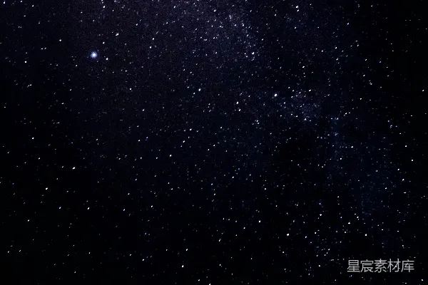 高清摄影 夜空中的繁星点点