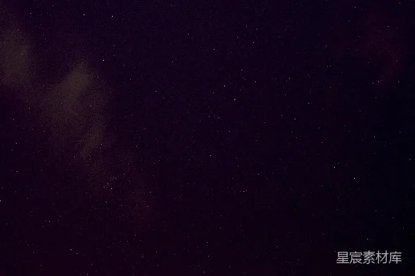 高清摄影 星空下的细尘