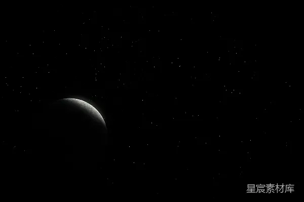 高清摄影 夜空下的神秘星球