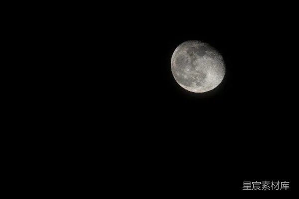 高清摄影 夜空中的圆月