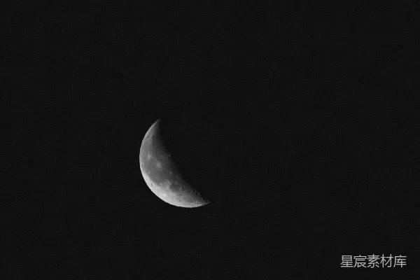 高清摄影 新月之夜