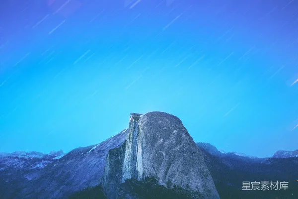 高清摄影 星空下的半圆顶