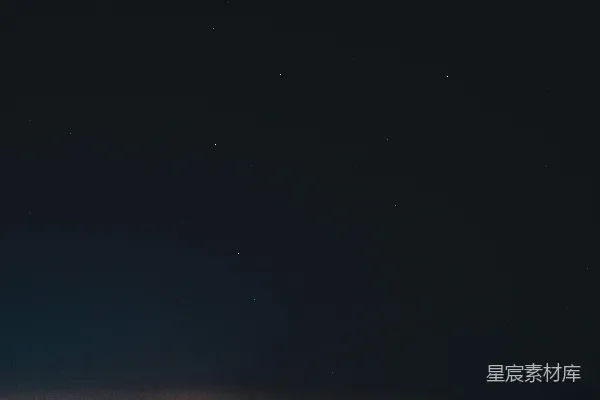 高清摄影 夜空中闪烁的星星