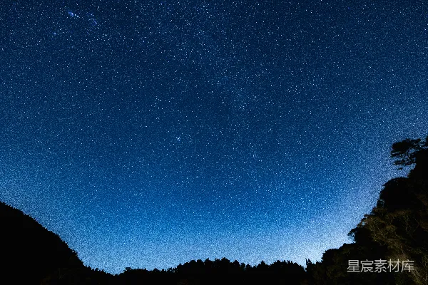 高清摄影 夜空中的繁星点点