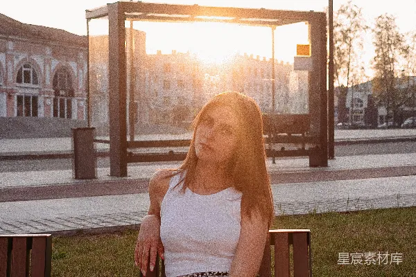 高清摄影 夕阳下的宁静时光