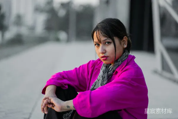 高清摄影 街头时尚女孩