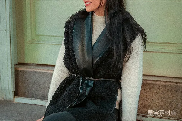 高清摄影 优雅黑白色调的街头时尚