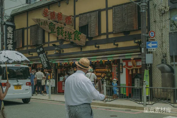高清摄影 老绅士的东京街头漫步
