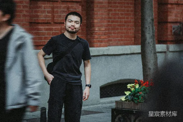 高清摄影 城市街头的时尚青年