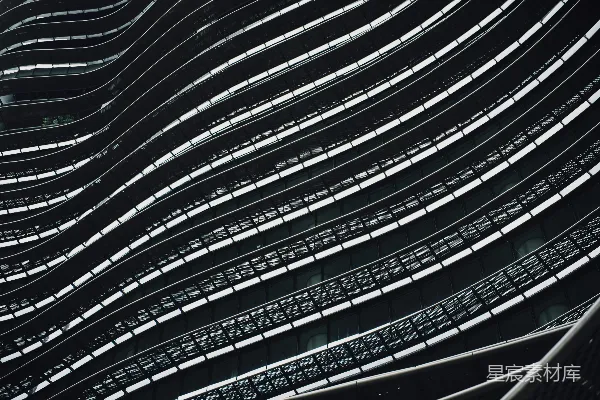 高清摄影 现代建筑的螺旋结构