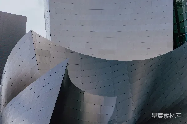 高清摄影 流线型建筑的艺术美感