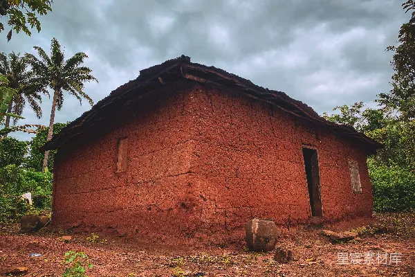 高清摄影 非洲土砖小屋