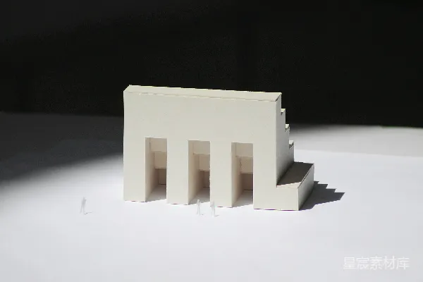 高清摄影 简约几何建筑模型