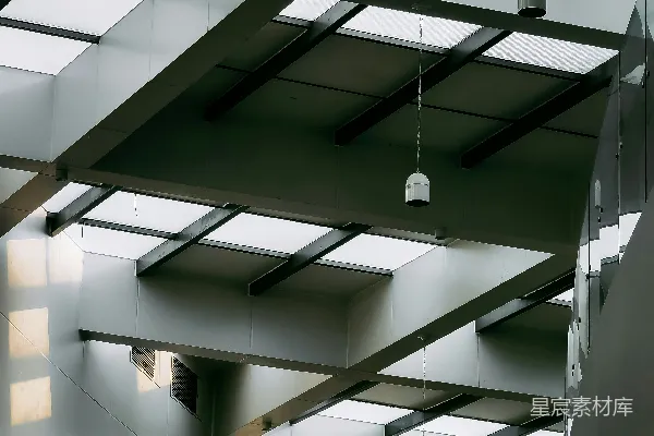 高清摄影 几何光影的建筑内部