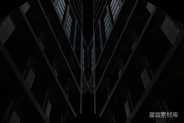 高清摄影 现代都市的几何线条