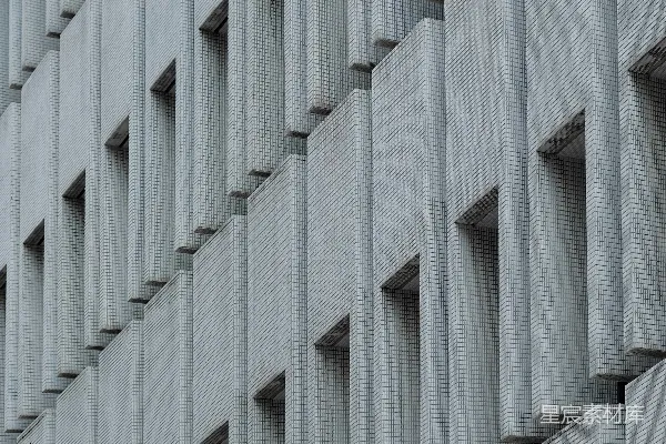 高清摄影 灰色建筑立面