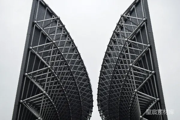 高清摄影 现代建筑的几何结构