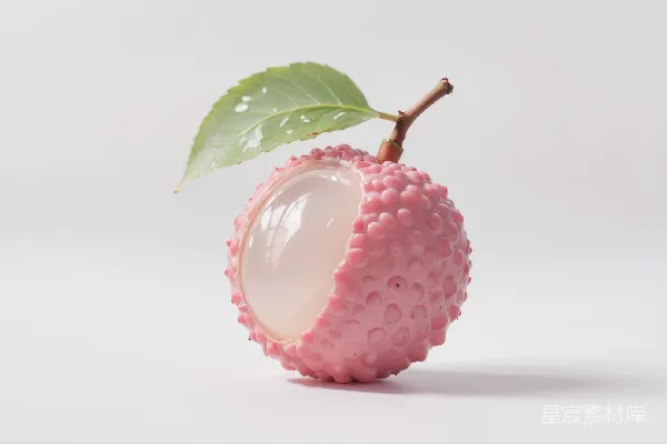 元素素材 粉色荔枝：新鲜与艺术的结合