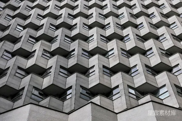 高清摄影 几何建筑：现代主义风格的居住空间