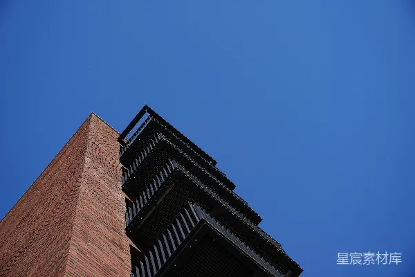 高清摄影 现代建筑的天空视角