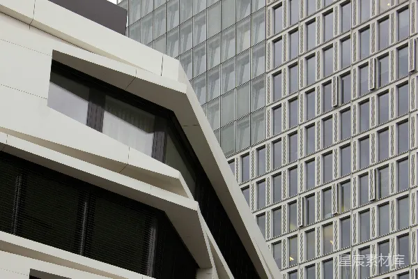 高清摄影 现代都市中的建筑交错