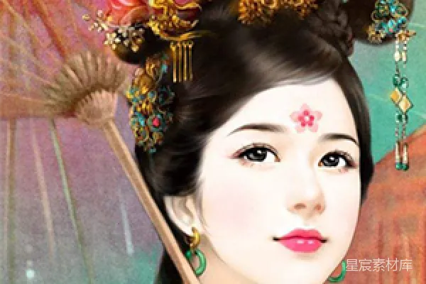 元素素材 古风仕女图：古典之美
