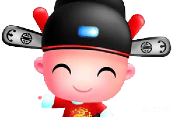 元素素材 可爱的中国风卡通人物