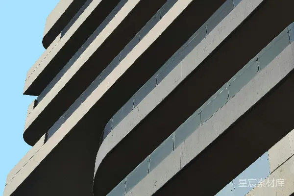 高清摄影 现代建筑与蓝天