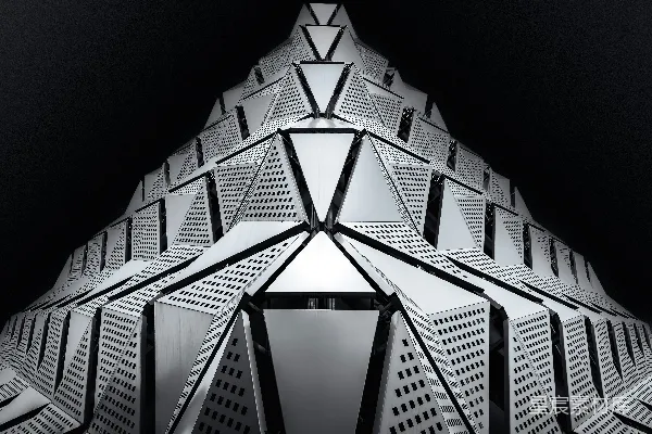 高清摄影 未来建筑的剪影