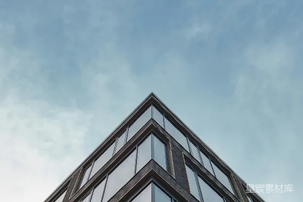 高清摄影 现代建筑与蓝天