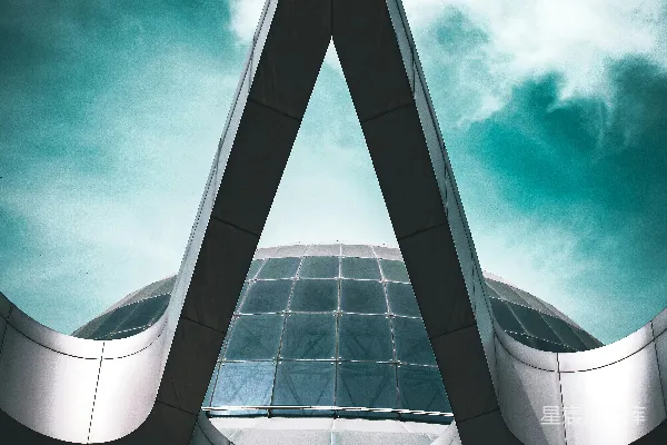 高清摄影 未来感建筑与天空