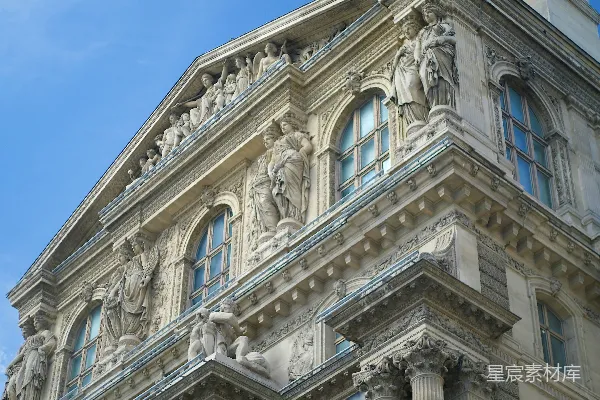 高清摄影 卢浮宫雕塑建筑