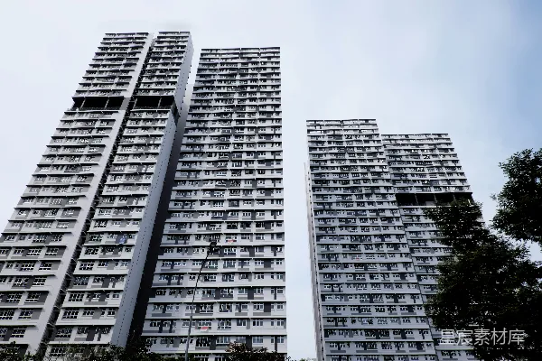 高清摄影 现代高层住宅楼