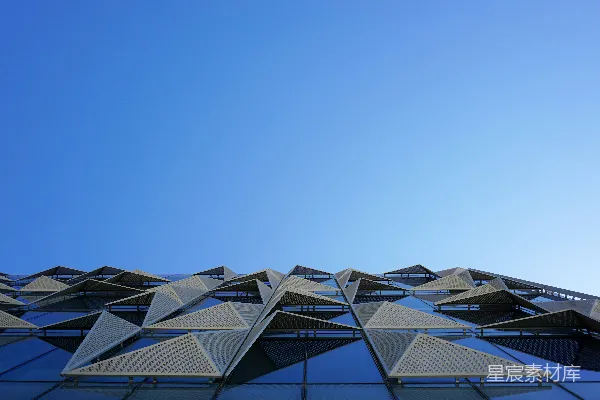 高清摄影 现代建筑与蓝天