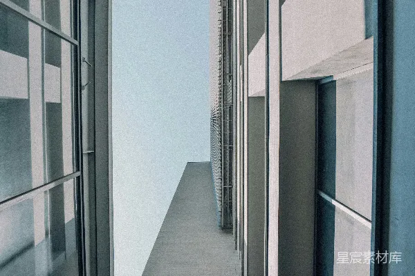 高清摄影 现代建筑中的廊道