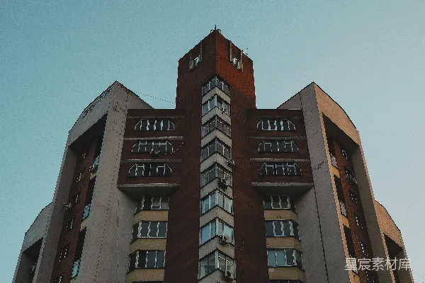 高清摄影 现代城市中的复古建筑