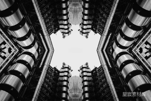 高清摄影 现代建筑的螺旋结构