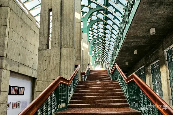 高清摄影 现代建筑中的楼梯