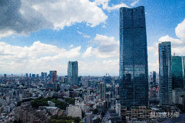 高清摄影 东京摩天楼全景