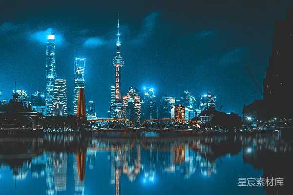 高清摄影 上海陆家嘴夜景