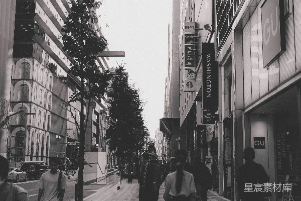 高清摄影 都市中的繁忙街道