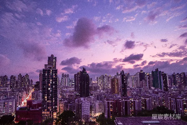 高清摄影 紫霞城·夜景