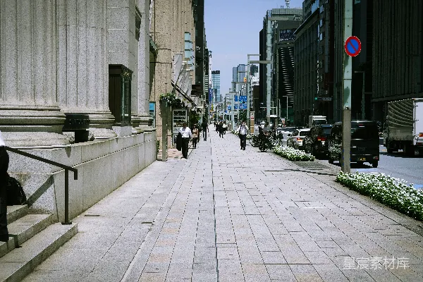 高清摄影 都市中的宁静小径