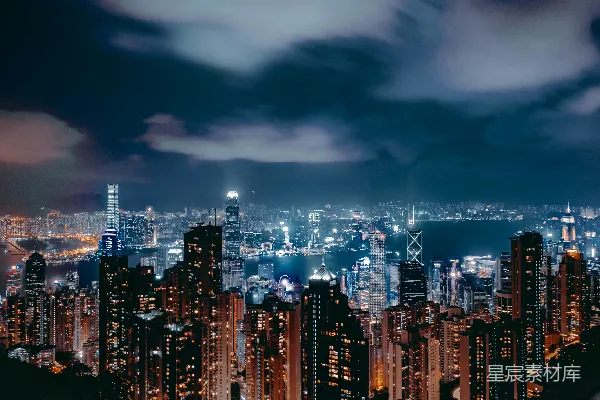 高清摄影 香港夜景俯瞰
