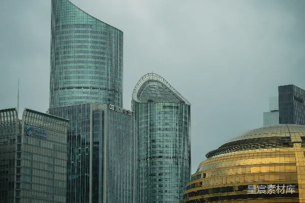 高清摄影 现代都市的天际线