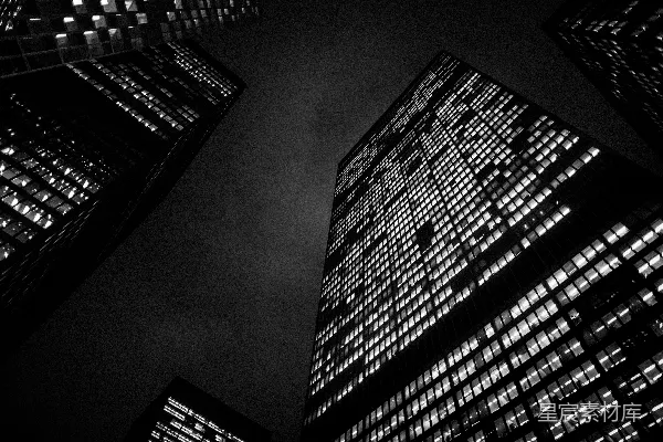高清摄影 城市的夜景：灯火阑珊