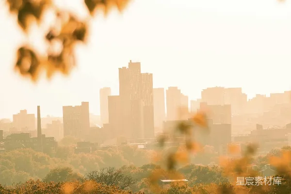 高清摄影 城市与自然的交融