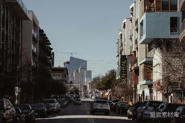 高清摄影 城市街道的早晨
